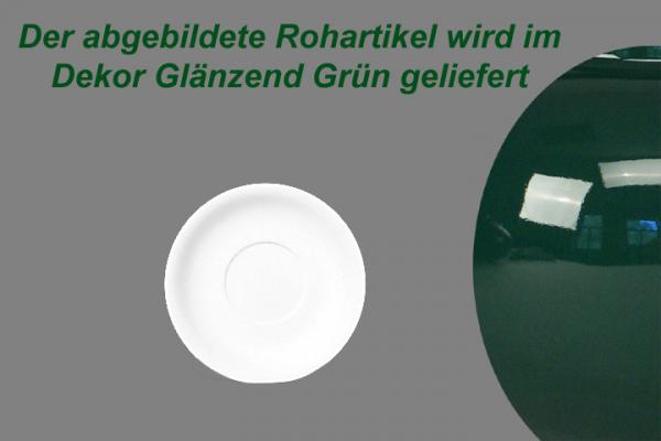 Untertasse 15 glänzend grün