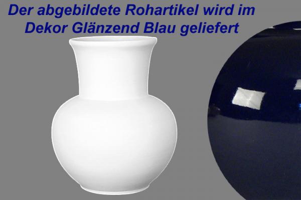 Vase Gr.I 9 glänzend blau