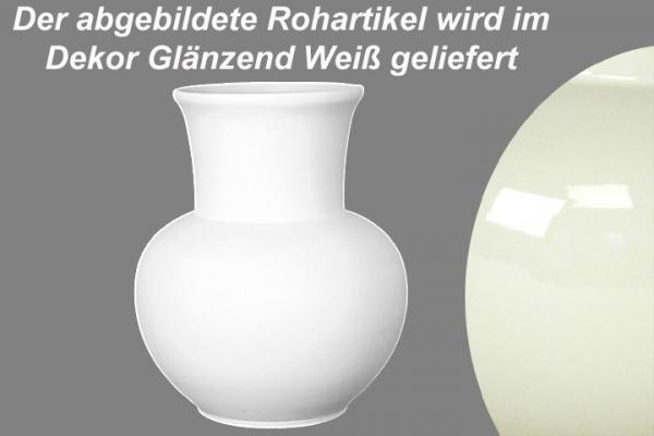 Vase Gr.IV 18 glänzend weiß