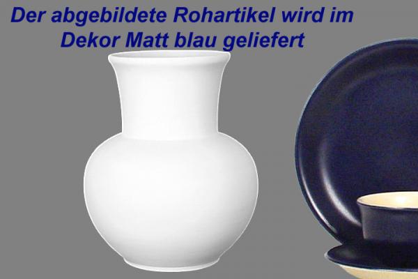 Vase Gr.I 9 matt blau