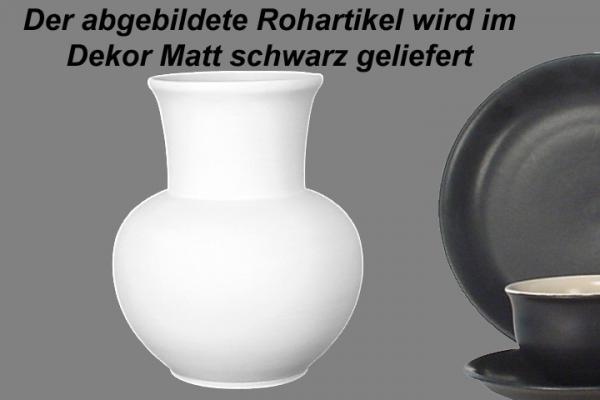 Vase Gr.I 9 matt schwarz