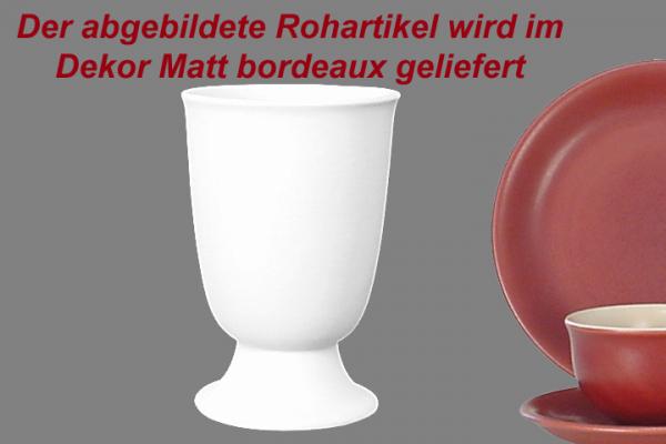 Weinbecher matt bordeaux