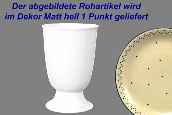 Weinbecher matt hell 1 Punkt