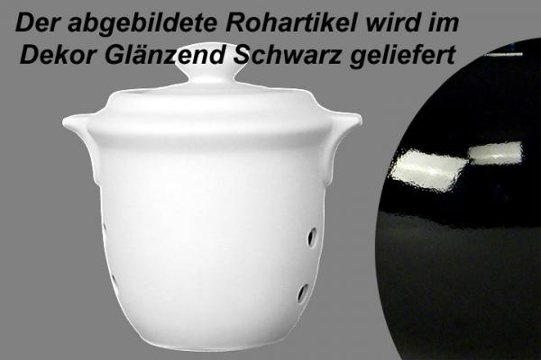 Zwiebeltopf 3,0 glänzend schwarz