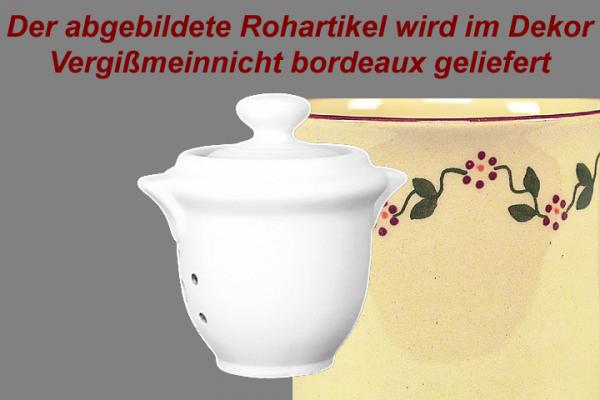 Zwiebeltopf Vergissmeinnicht bordeaux