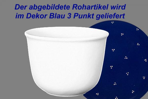 Übertopf 19 blau 3 Punkt