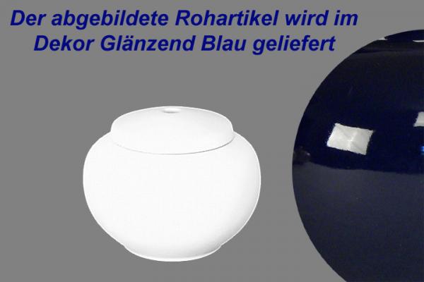 Öllampe  glänzend blau