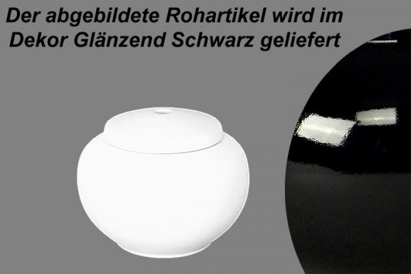 Öllampe  glänzend schwarz