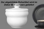 Bowle  matt schwarz