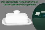 Butterdose glänzend grün