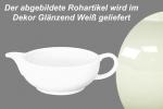 Butterpfännchen glänzend weiß