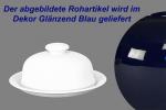 Camembertdose glänzend blau