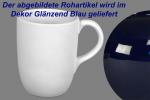 Cappuccinotasse glänzend blau