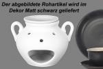 Duftlampe matt schwarz