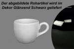 Espresso-Tasse glänzend schwarz