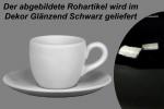 Espresso komplett glänzend schwarz