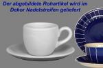 Espresso komplett Nadelstreifen blau