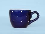 Espresso-Tasse blau 1 Punkt