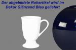 Fußtasse glänzend blau