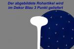 Gartenstecker blau 3 Punkt