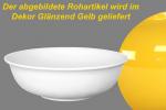 Gemüseschüssel 24 glänzend gelb