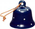 Glocke 5,0cm blau 1P