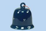 Glocke mittel blau 3 Punkt