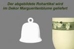 Glocke mittel Dekor Margueritenblume