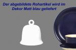 Glocke mittel matt blau