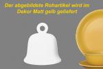 Glocke groß matt gelb