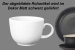 Jumbotasse matt schwarz