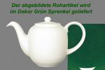 Kaffeekanne 1,3 Liter grün Sprenkel