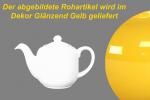 Kaffeekanne 0,4 l glänzend gelb