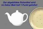 Kaffeekanne 0,4 l matt hell 1 Punkt