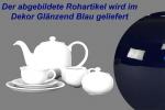 Kaffeeservice 15-teilig glänzend blau