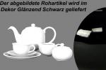 Kaffeeservice 15-teilig glänzend schwarz