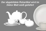 Kaffeeservice 15-teilig matt weiß