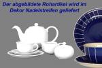 Kaffeeservice 15-teilig Nadelstreifen blau