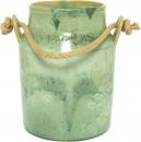 Milk can 23 cm Mint