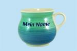 Mollytasse mit Schrift Aqua