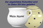 Mollytasse mit Schrift Elli blau