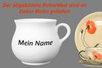 Mollytasse mit Schrift Mohn