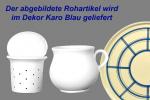 Mollytasse mit Sieb und Deckel karo