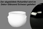 Schmalztopf 150 ml glänzend schwarz