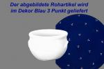 Schmalztopf 50 ml blau 3 Punkt