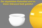 Schmalztopf 100 ml glänzend gelb