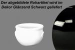 Schmalztopf 50 ml glänzend schwarz