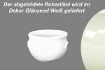 Schmalztopf 100 ml glänzend weiß