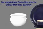 Schmalztopf 100 ml matt blau