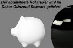 Sparschwein klein glänzend schwarz